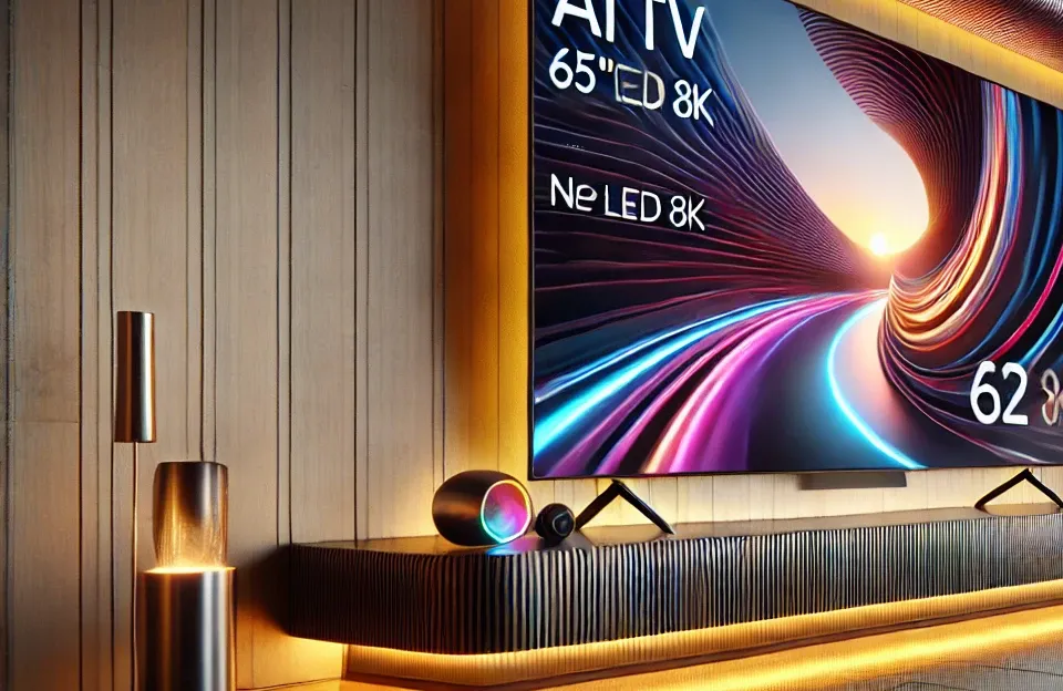 Samsung AI TV 65" Neo QLED 8K com The Frame 32"