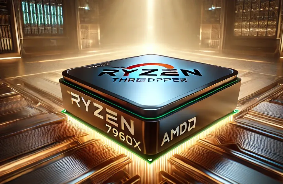 AMD Processador Ryzen™ Threadripper™ 7960X 24-Core, 48-Thread: Potência e Performance para Profissionais