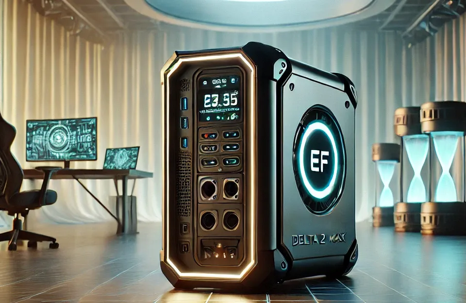 EF ECOFLOW Estação de Energia Portátil DELTA 2 Max: Potência e Mobilidade para Suas Necessidades de Energia