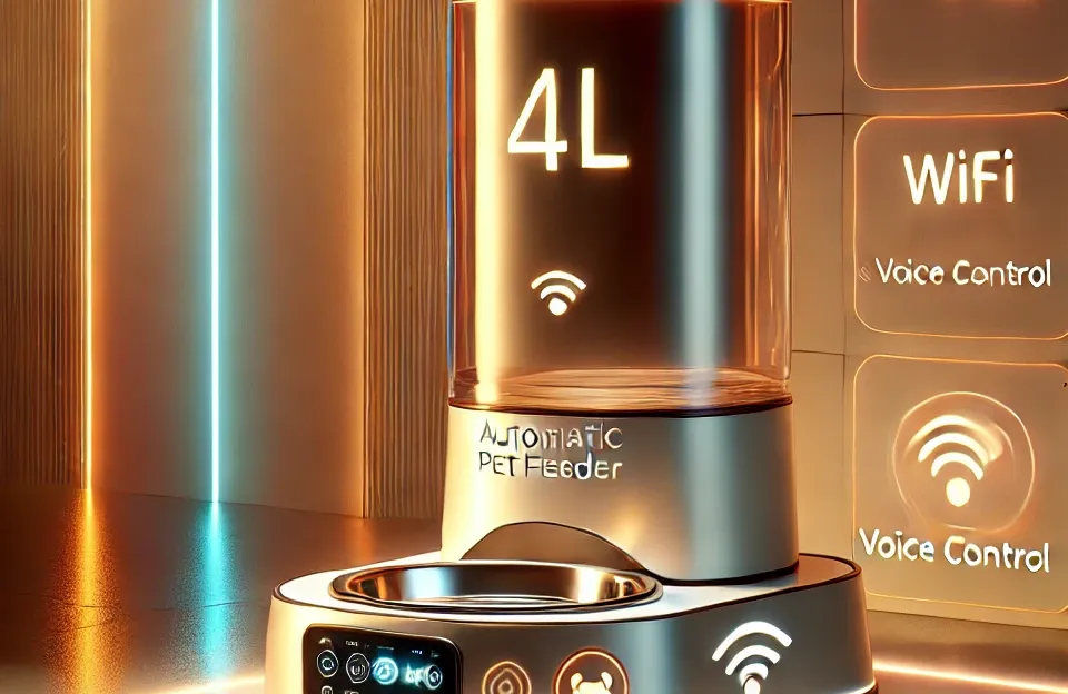 Alimentador Automático Pet 4L com WiFi e Voz