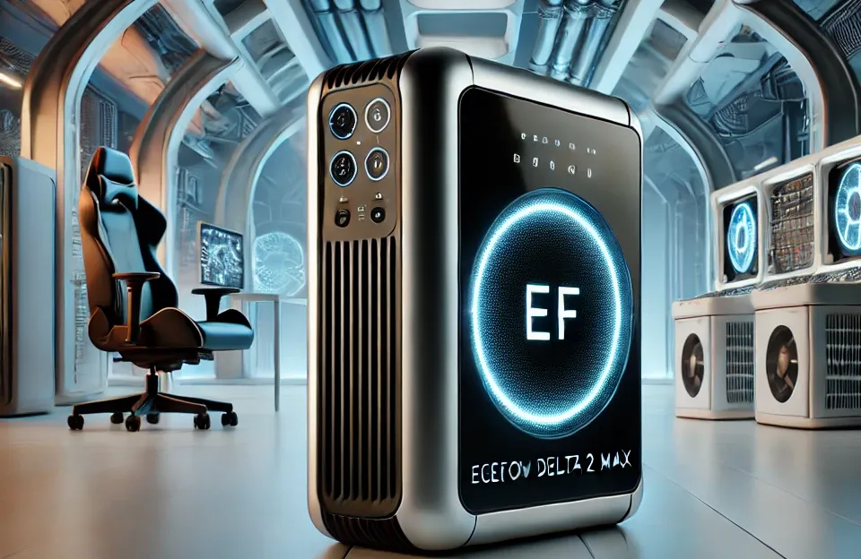 EF ECOFLOW DELTA 2 Max: Estação de Energia Portátil com Carga Rápida e Alta Potência