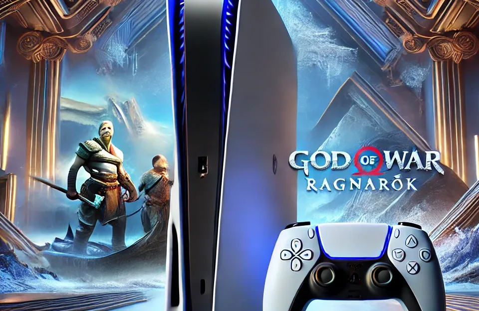 PlayStation 5 com God of War Ragnarök: desempenho e imersão