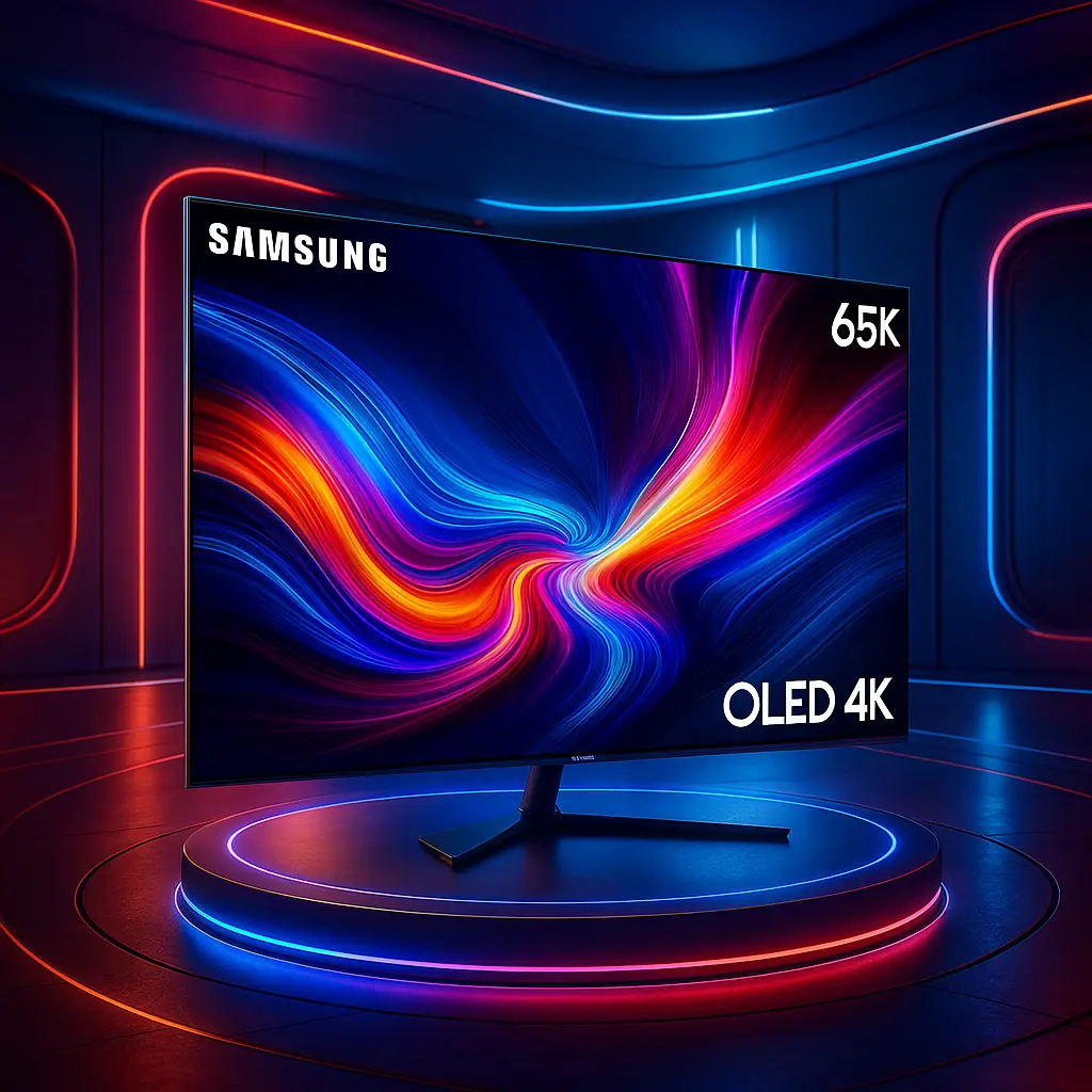 Samsung AI TV 65" OLED 4K 65S90D: Imersão com Tecnologia de Ponta