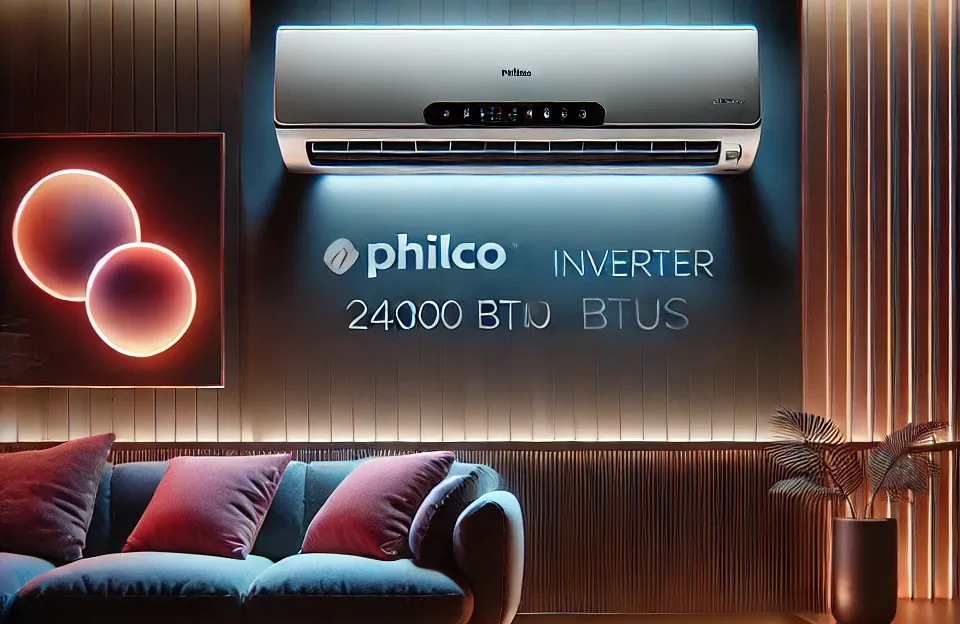 Ar Condicionado Philco Inverter 24000 BTUs é potente e econômico