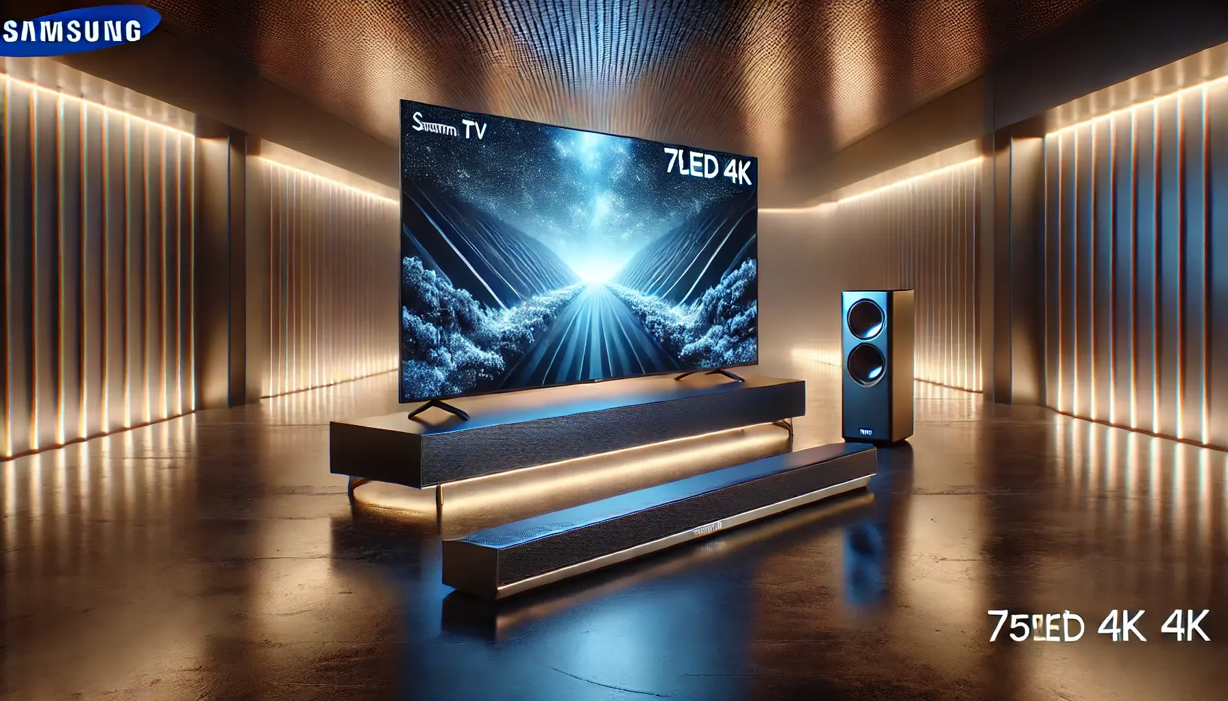 Samsung Smart TV 75'' QLED 4K 75Q70D + Soundbar HW-Q800D Combo: Performance e Imersão