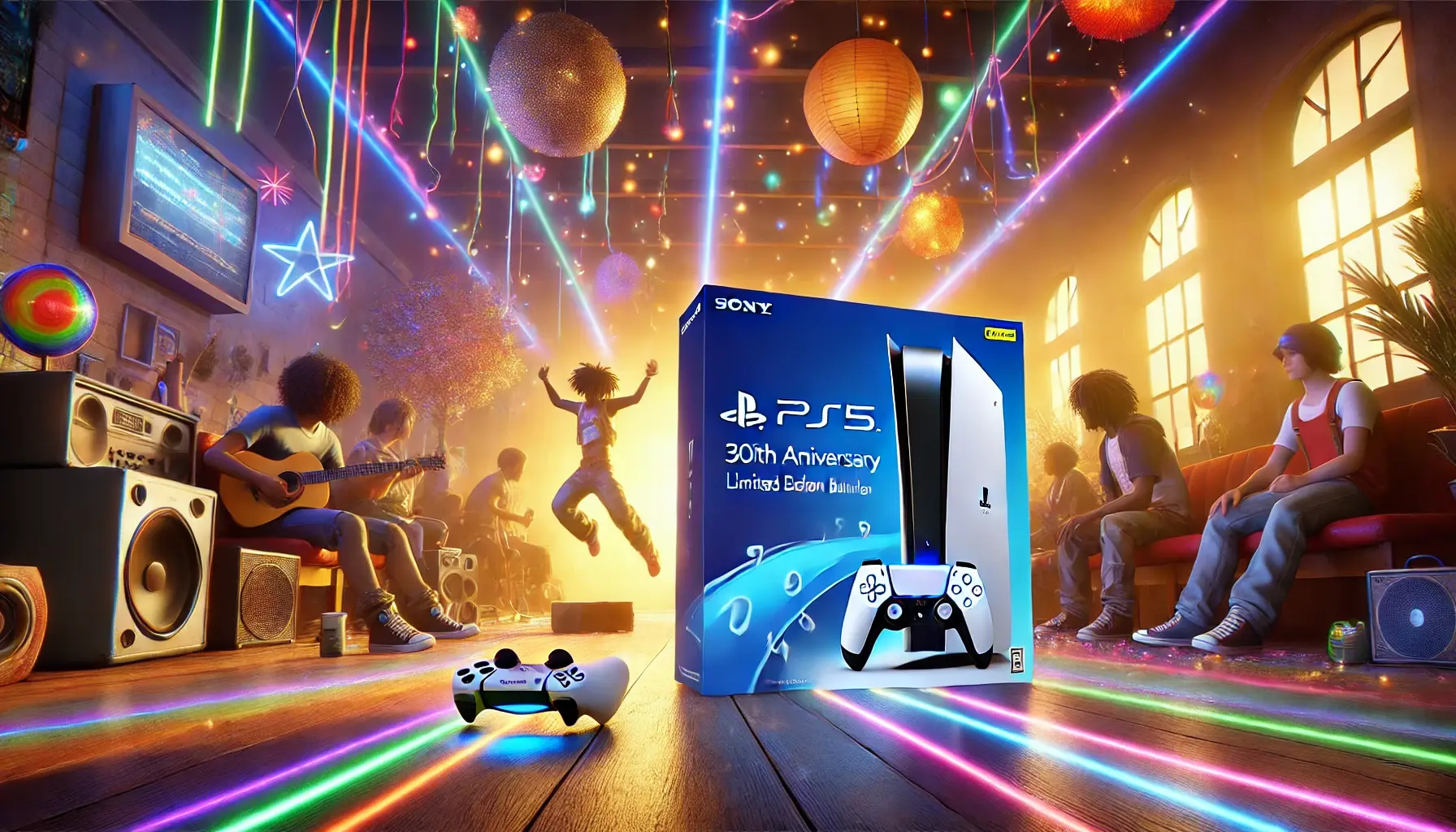 Sony PlayStation 5 Slim Digital Edition – 30th Anniversary Limited Edition Bundle