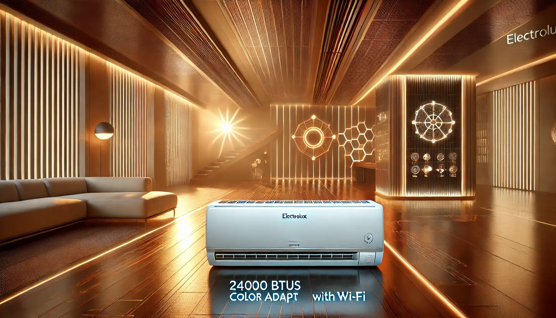Ar-Condicionado Split Inverter 24000 BTUs Electrolux Color Adapt com Wi-Fi Só Frio YI24F/YE24F