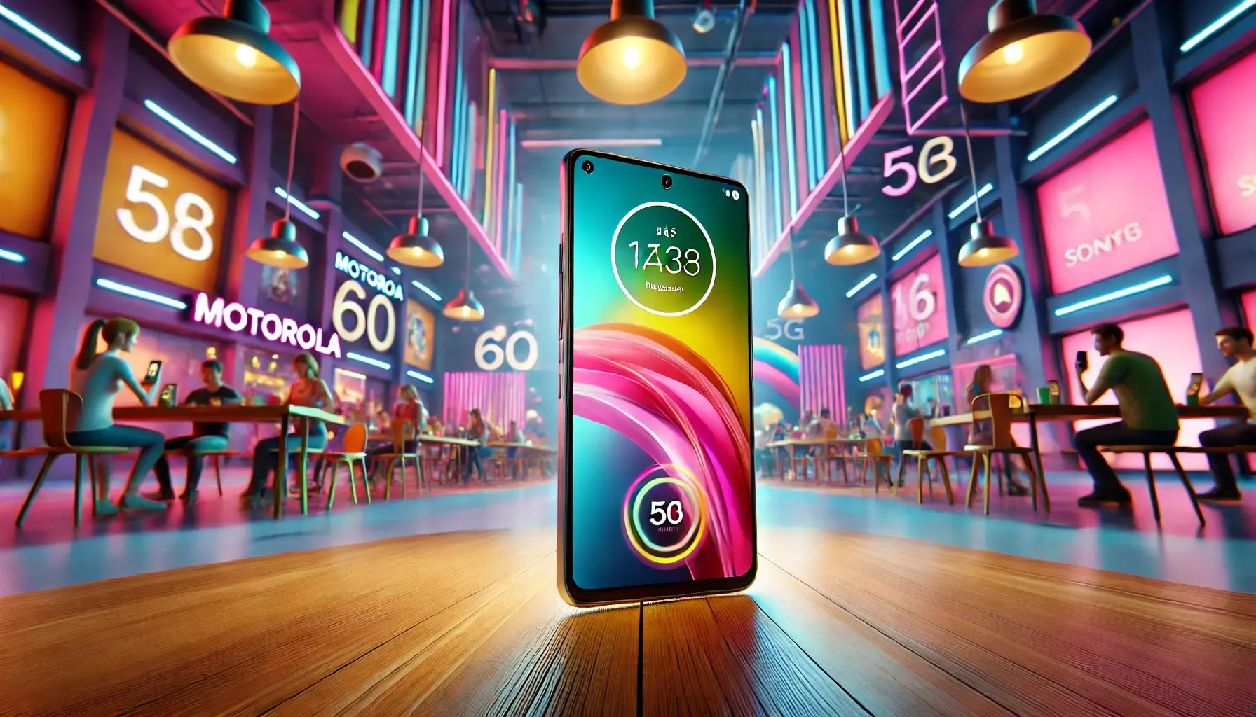 Smartphone Motorola Edge 60 Fusion 5G - 256GB 16GB (8GB RAM+8GB Ram Boost) 50MP Sony AI Camera