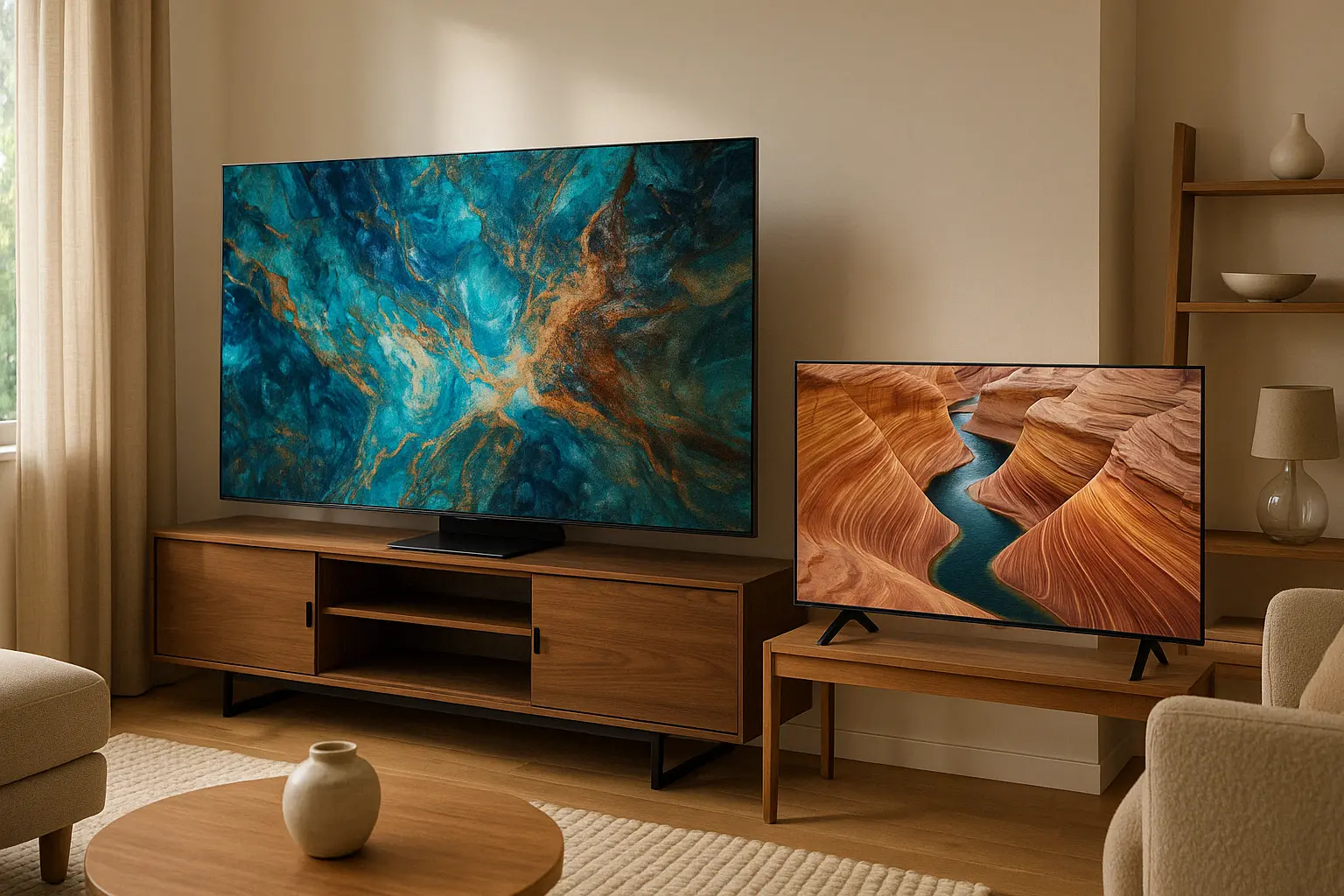 AI Big TV 75" Neo QLED 8K 75QN800D + AI TV 55" 4K 55QNX1: Combo Imersivo e Inovador
