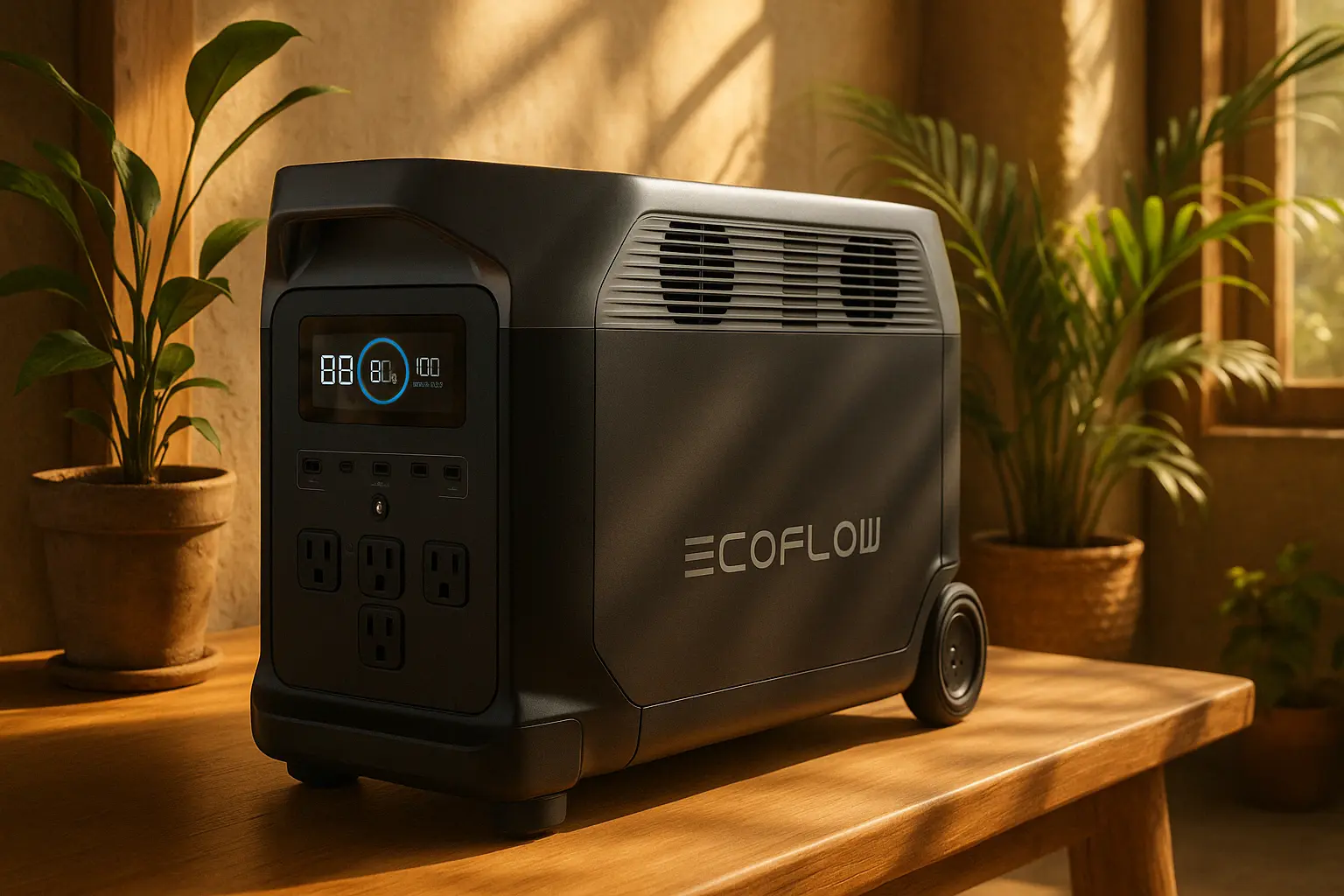 EF ECOFLOW Delta Pro: Energia Solar Portátil de Alta Capacidade