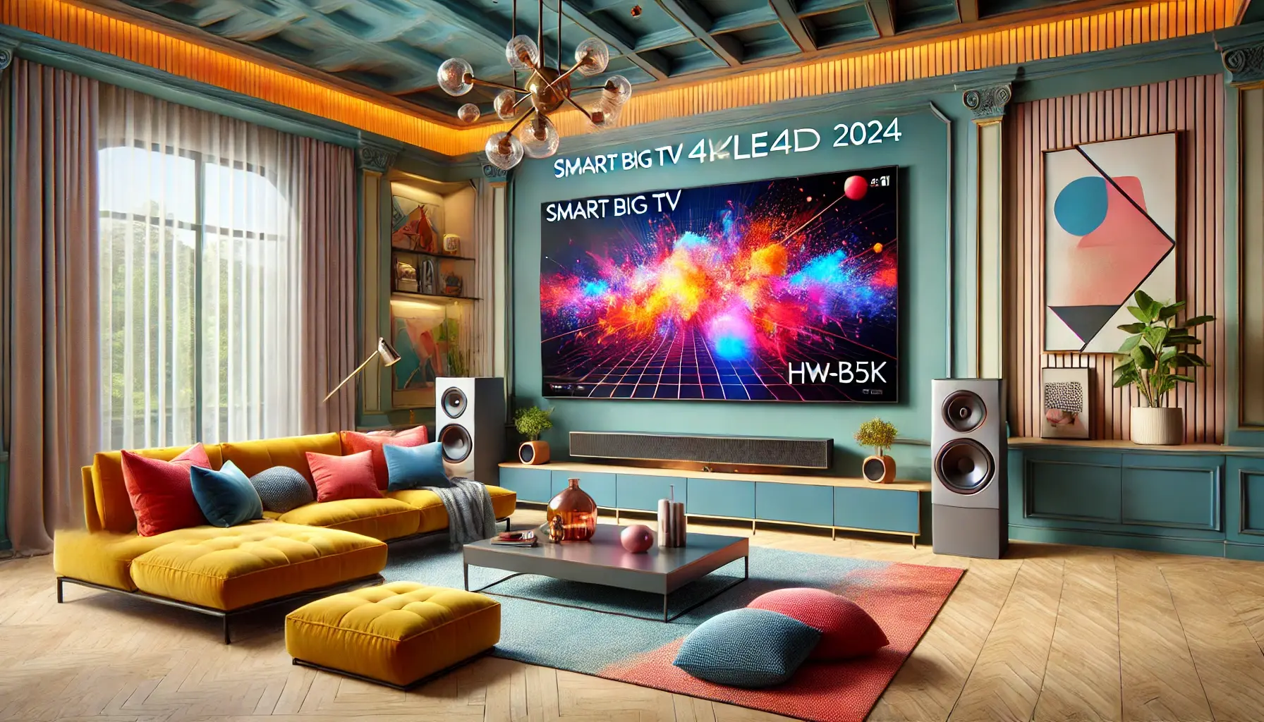 Smart Big TV 75" QLED 4K 75Q60D 2024 + Soundbar HW-B550 Combo: Uma Experiência de Cinema em Casa