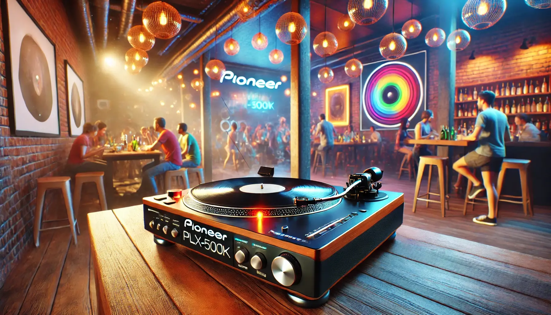 Toca Disco Pioneer Vinil PLX-500K Black USB: Desempenho e Qualidade para DJs