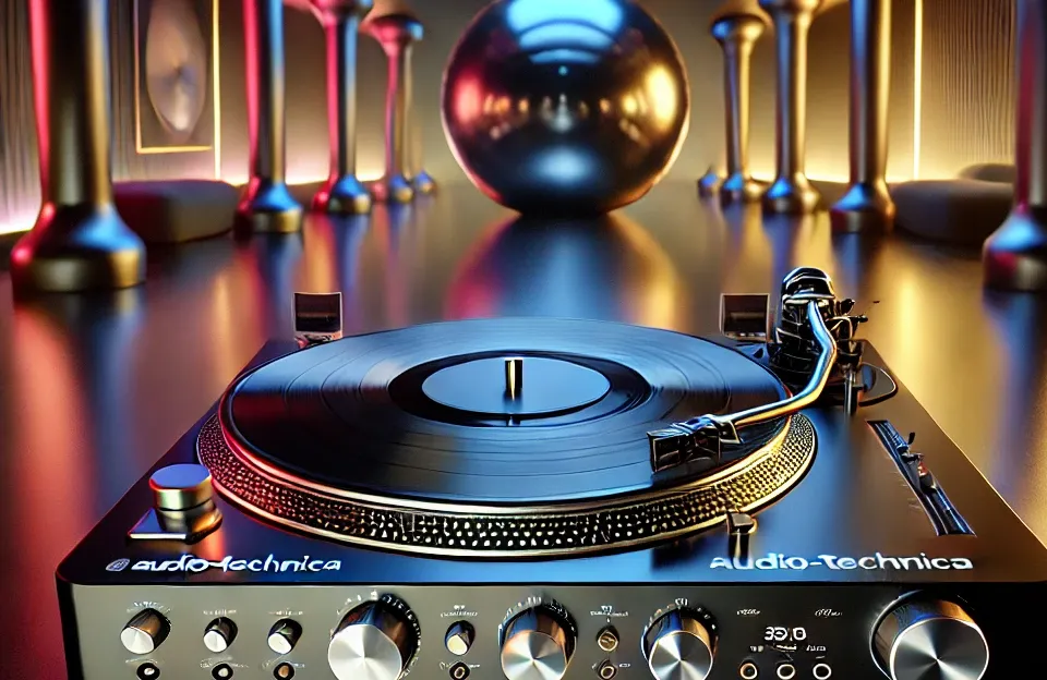 Toca-Discos Vinil Audio-Technica com Bluetooth e Automático
