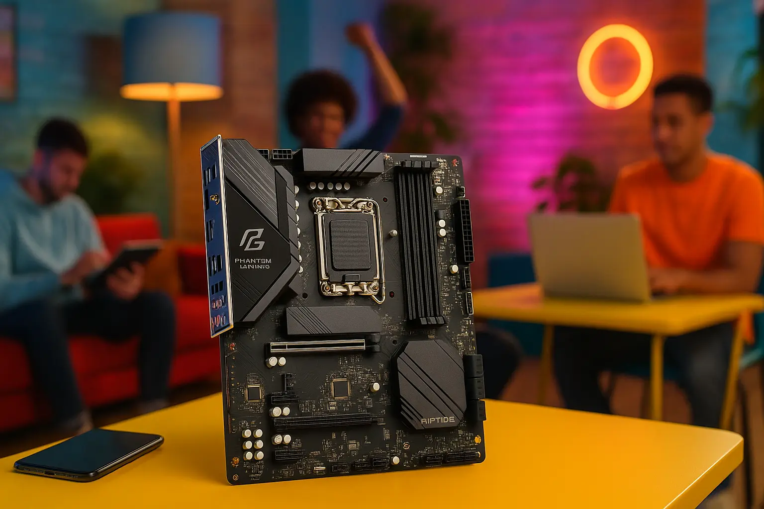 ASRock B850 Phantom Gaming Riptide: WiFi 7, DDR5 e performance extrema