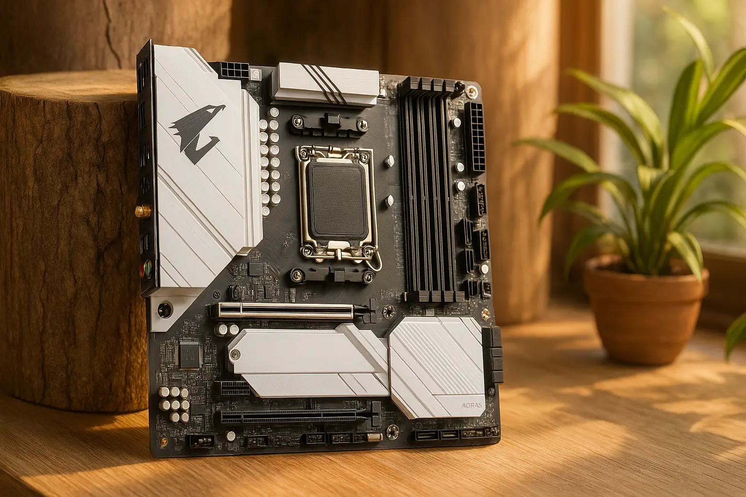 GIGABYTE B850M AORUS ELITE WIFI6E ICE: poder e conectividade extrema