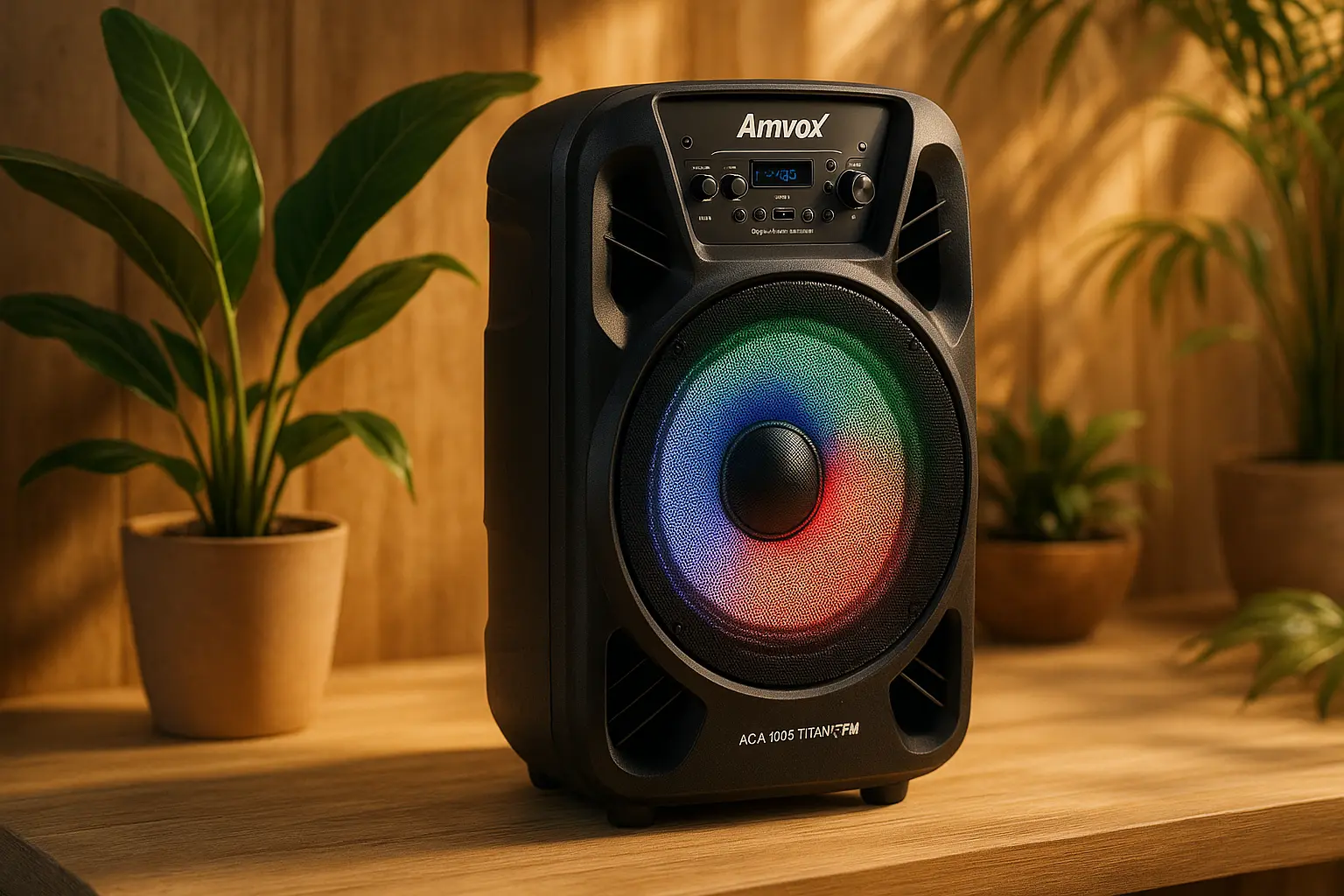 Caixa Amplificada Amvox ACA 1005 Titan SFM: Potência e Conectividade