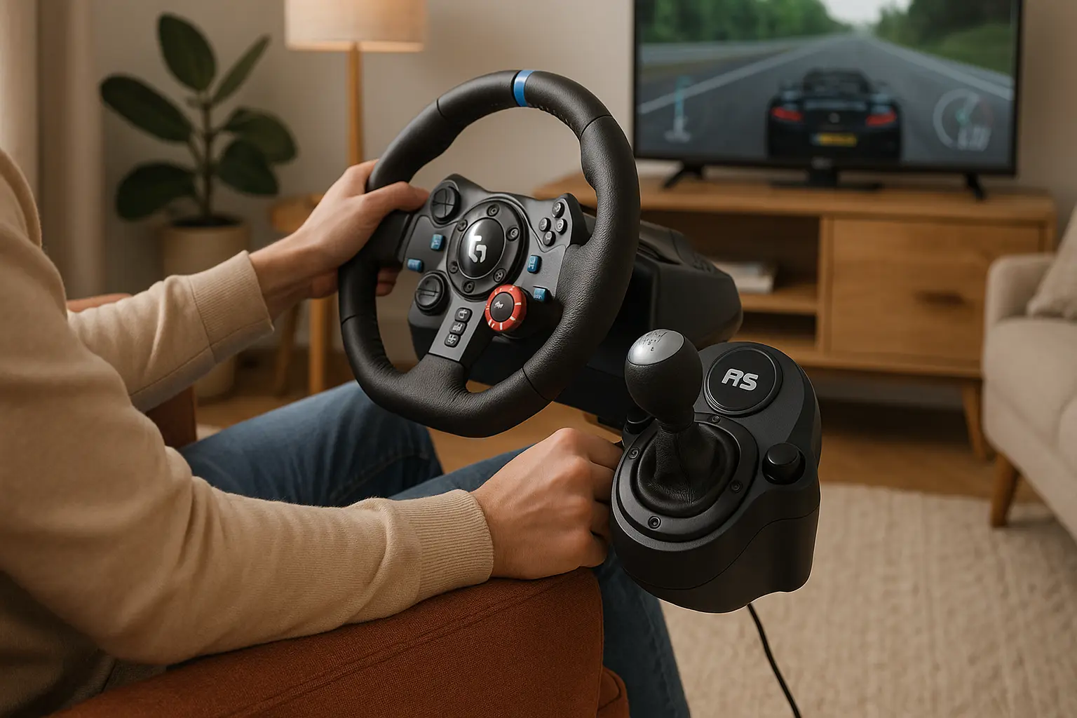 RS Câmbio e Freio de Mão Logitech G para Volantes G29/G920/G923