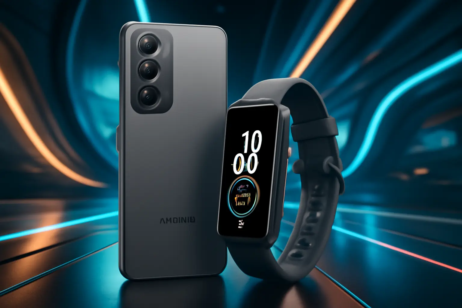 Samsung A56 5G (128GB) - Cinza + Galaxy Fit3 - Grafite: Conectividade e Desempenho Excepcionais