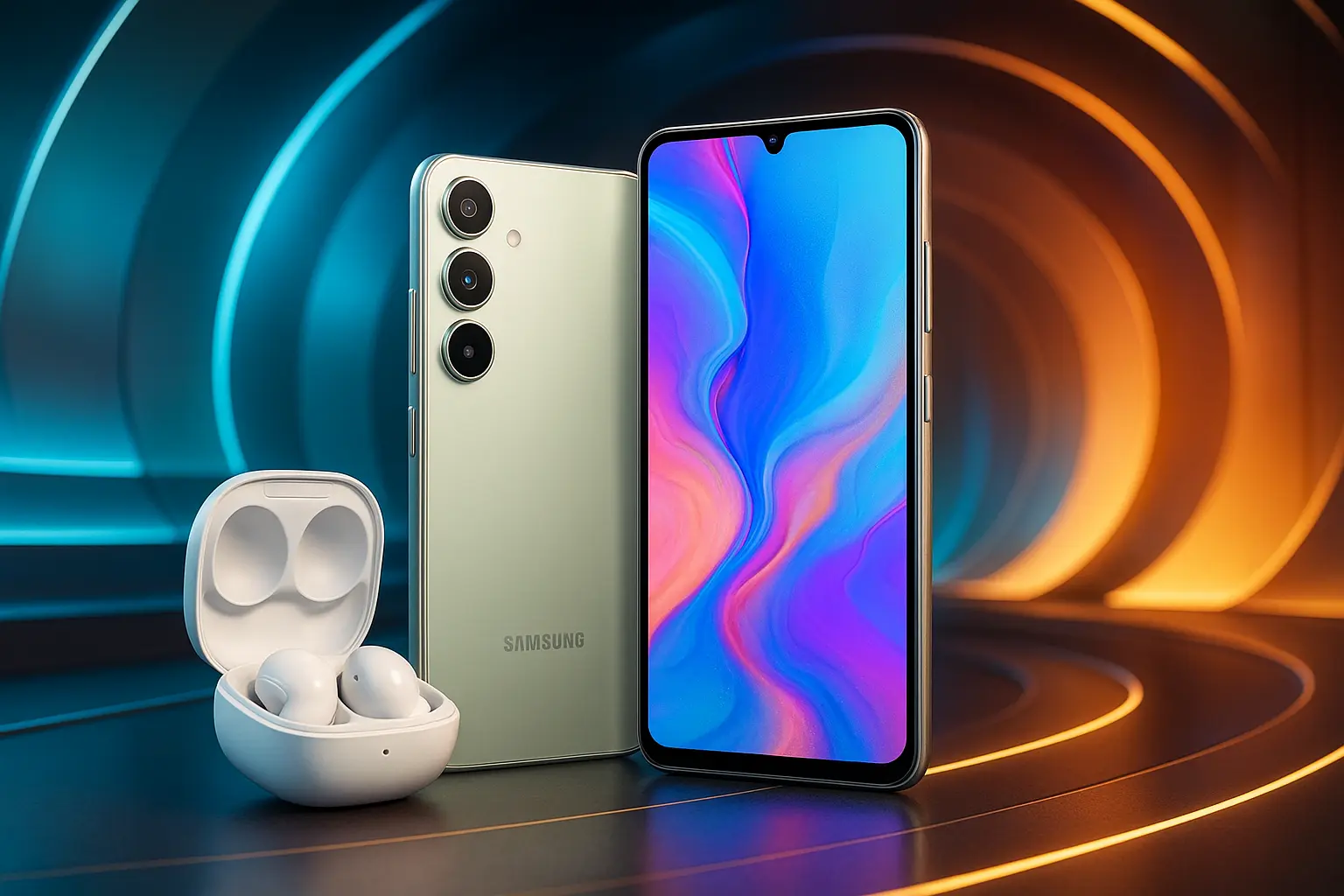 Samsung A36 5G com Galaxy Buds FE: Desempenho e Imersão