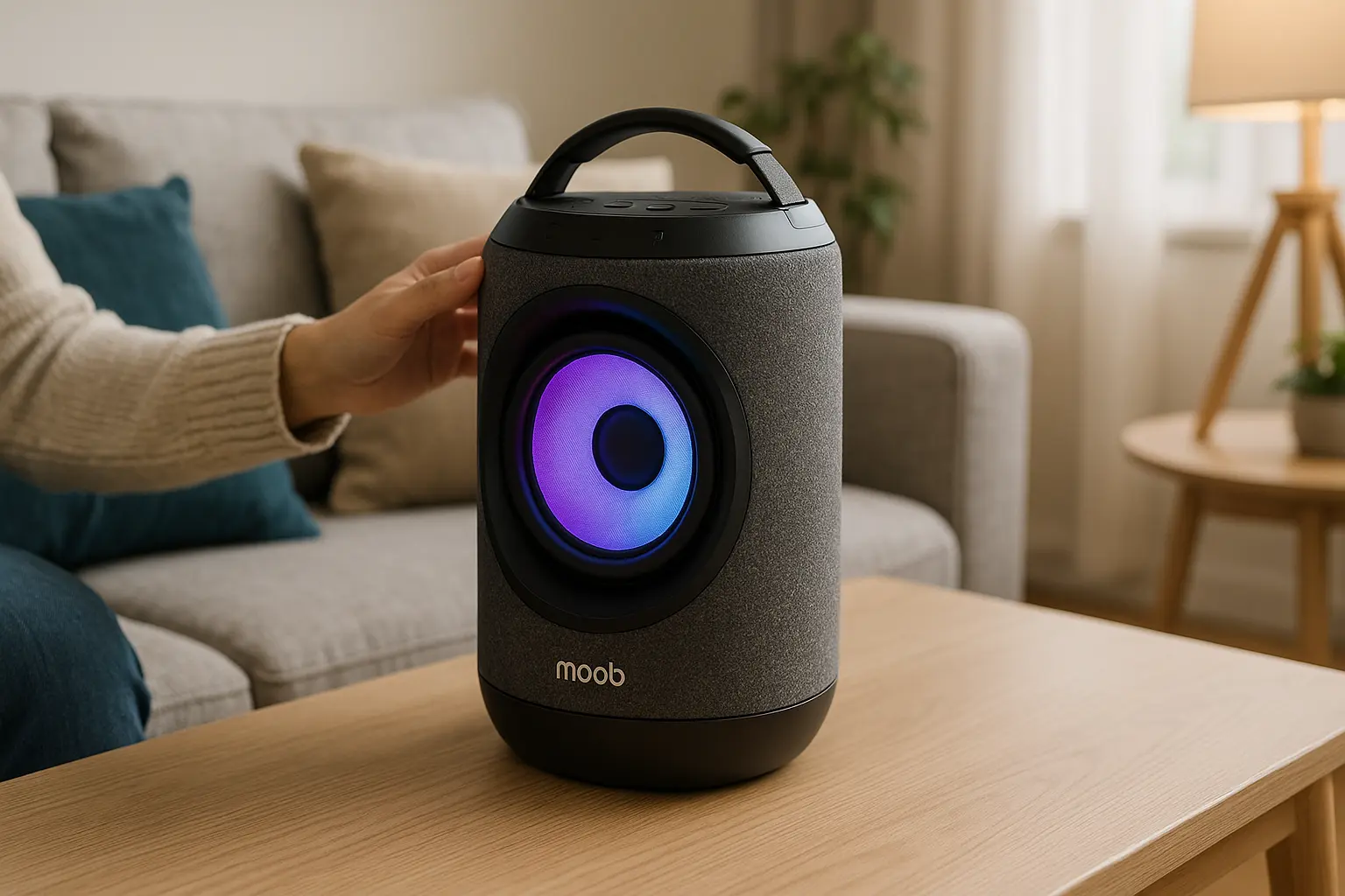 Moob Caixa de Som 400W Urban Bluetooth com LED e TWS