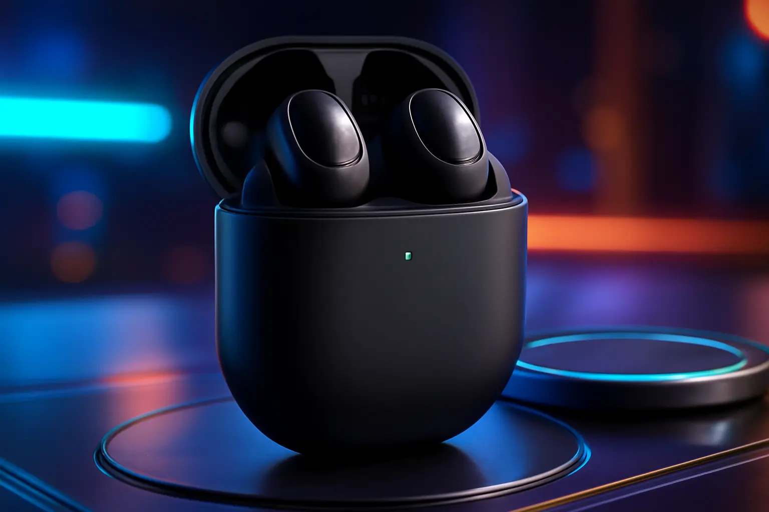 Fone Xiaomi Redmi AirDots 3 Pro: Bluetooth 5.2, TWS, com Carregamento sem fio e Cancelamento de Ruído (Preto)