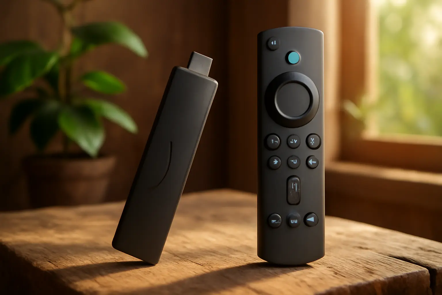 Dispositivo TV Stick 4K Streaming Ultra HD com Controle de Voz Alexa 8GB HDMI Wi-Fi
