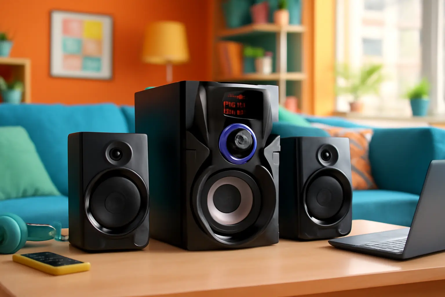 Micro System Caixa De Som 2.1 Bluetooth 1000w Bivolt Xtrad XDG-13: Potência e Conectividade