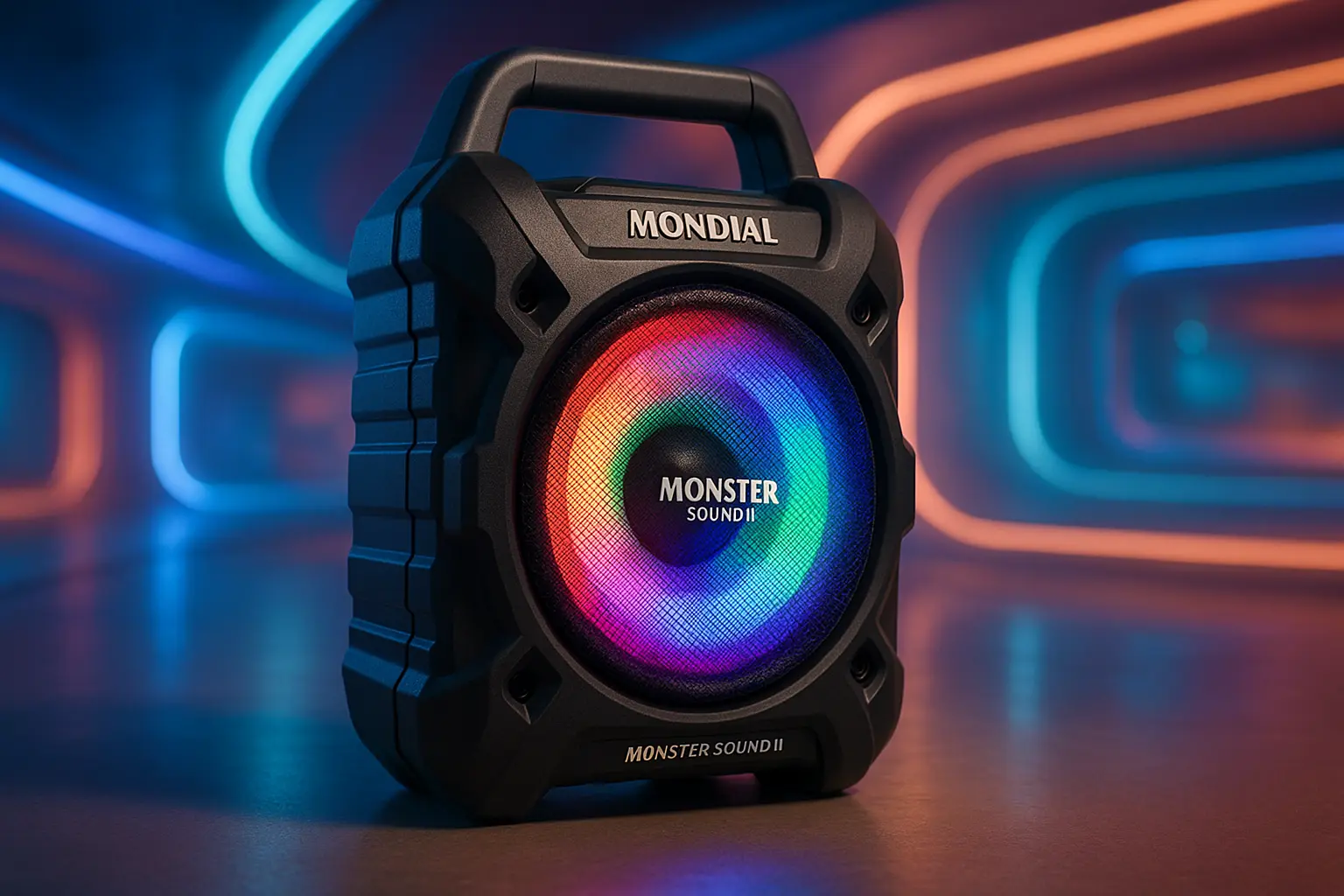 Caixa de Som Mondial Monster Sound II: Potência Compacta com Bluetooth