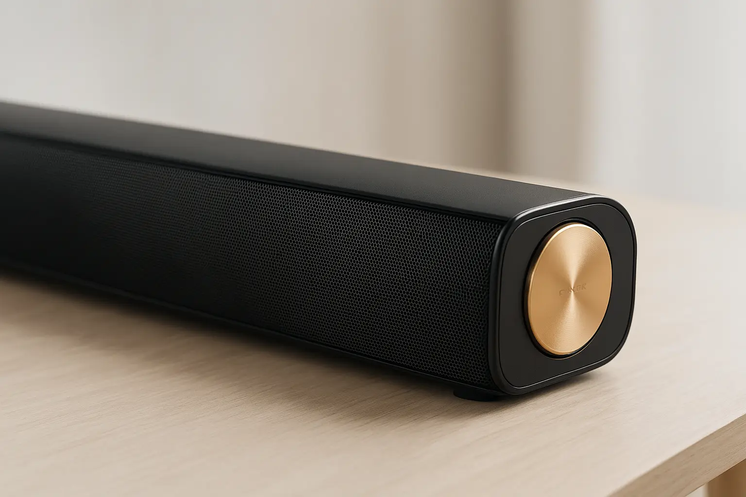Soundbar 2.0 Goldentec 120W RMS: Som Compacto e Potente