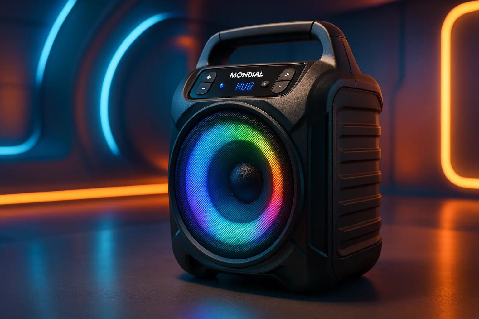 Caixa de Som Bluetooth Mondial MCO-07: Som Potente e Portátil