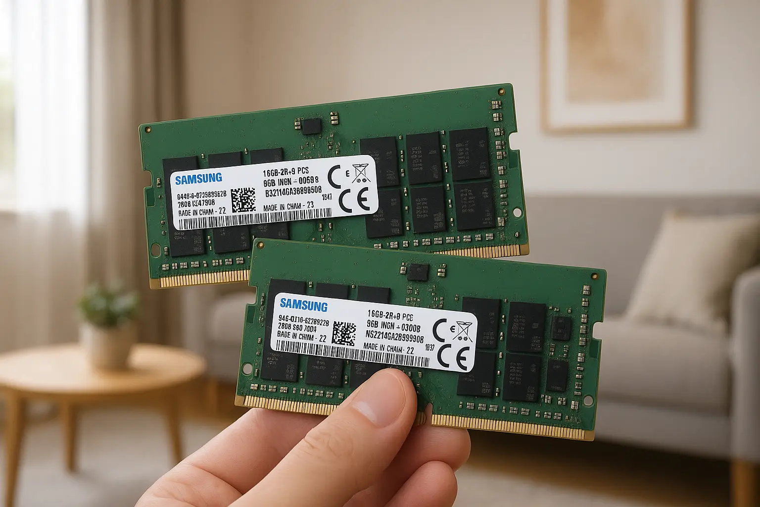 Memória RAM Samsung 16GB (8GBx2) DDR5 4800 MHz: Velocidade e Eficiência