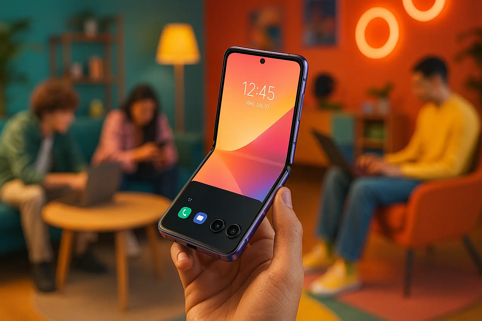 Galaxy Z Flip6 5G: design dobrável e inteligência de ponta