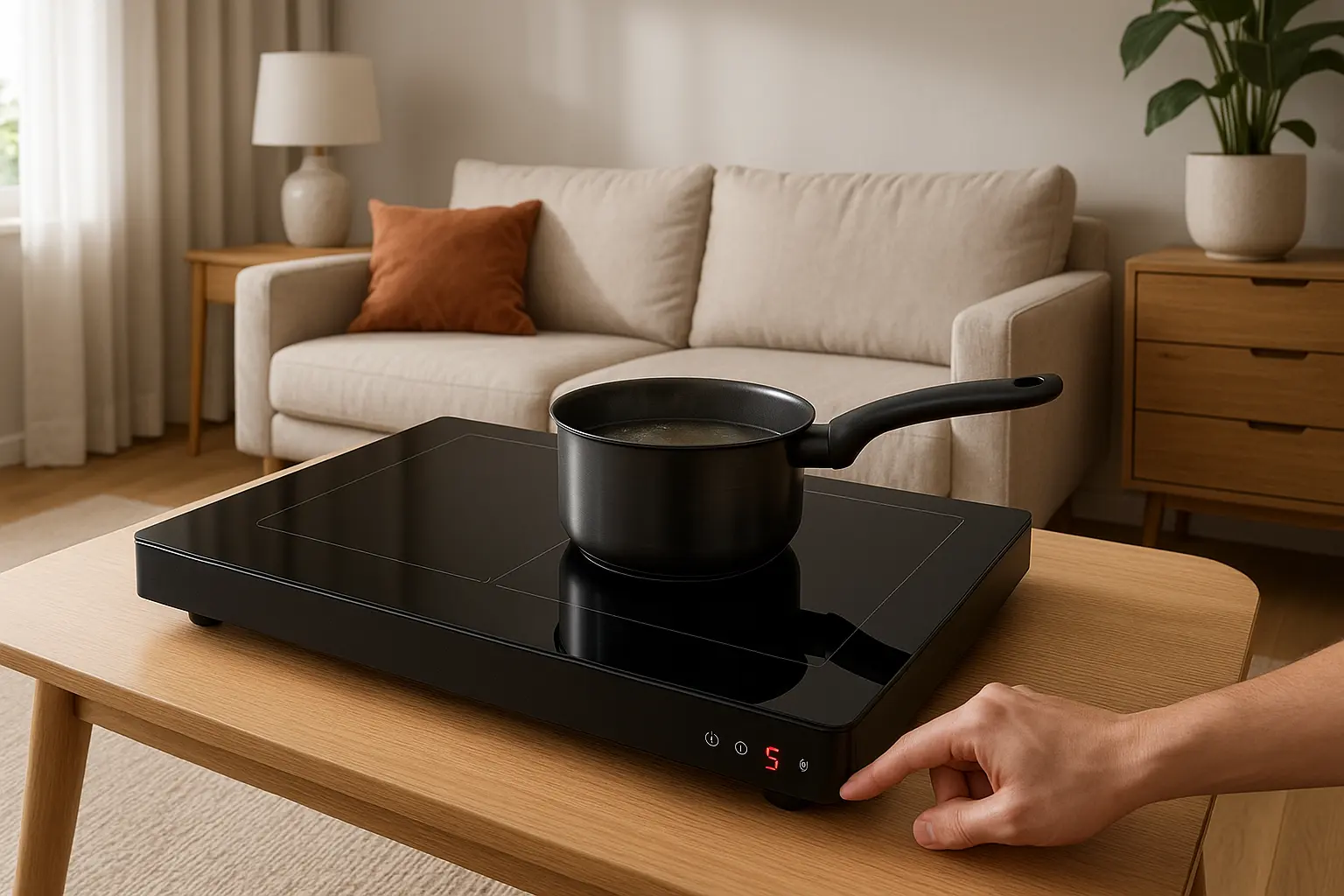 Cooktop de Indução EOS Freezone 7000W: potência e segurança