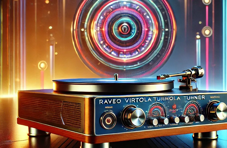 Raveo Vitrola Turner com Bluetooth e USB: Nostalgia e Tecnologia em um Só Produto