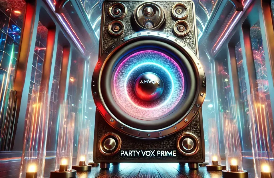 Amvox Party Vox Prime com 2000W e LED pulsante
