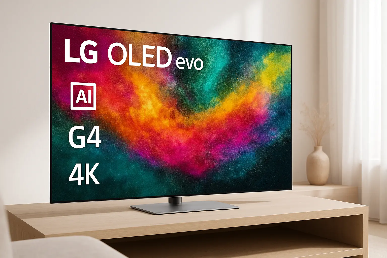 Principais Cinco Smart TV LG OLED EVO AI G4 4K 65