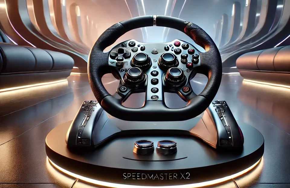 Volante Genius Speedmaster X2 com Compatibilidade Total