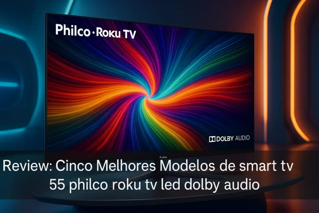 Cinco Melhores Modelos de smart tv 55 philco roku tv led dolby audio