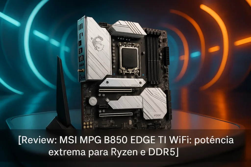 MSI MPG B850 EDGE TI WiFi: potência extrema para Ryzen e DDR5