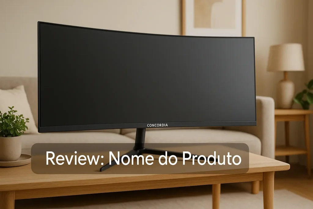 Monitor Concórdia Gamer Curvo Ultrawide UZ340 34'' WQHD 165hz 1ms - Desempenho Imbatível para Gamers e Profissionais