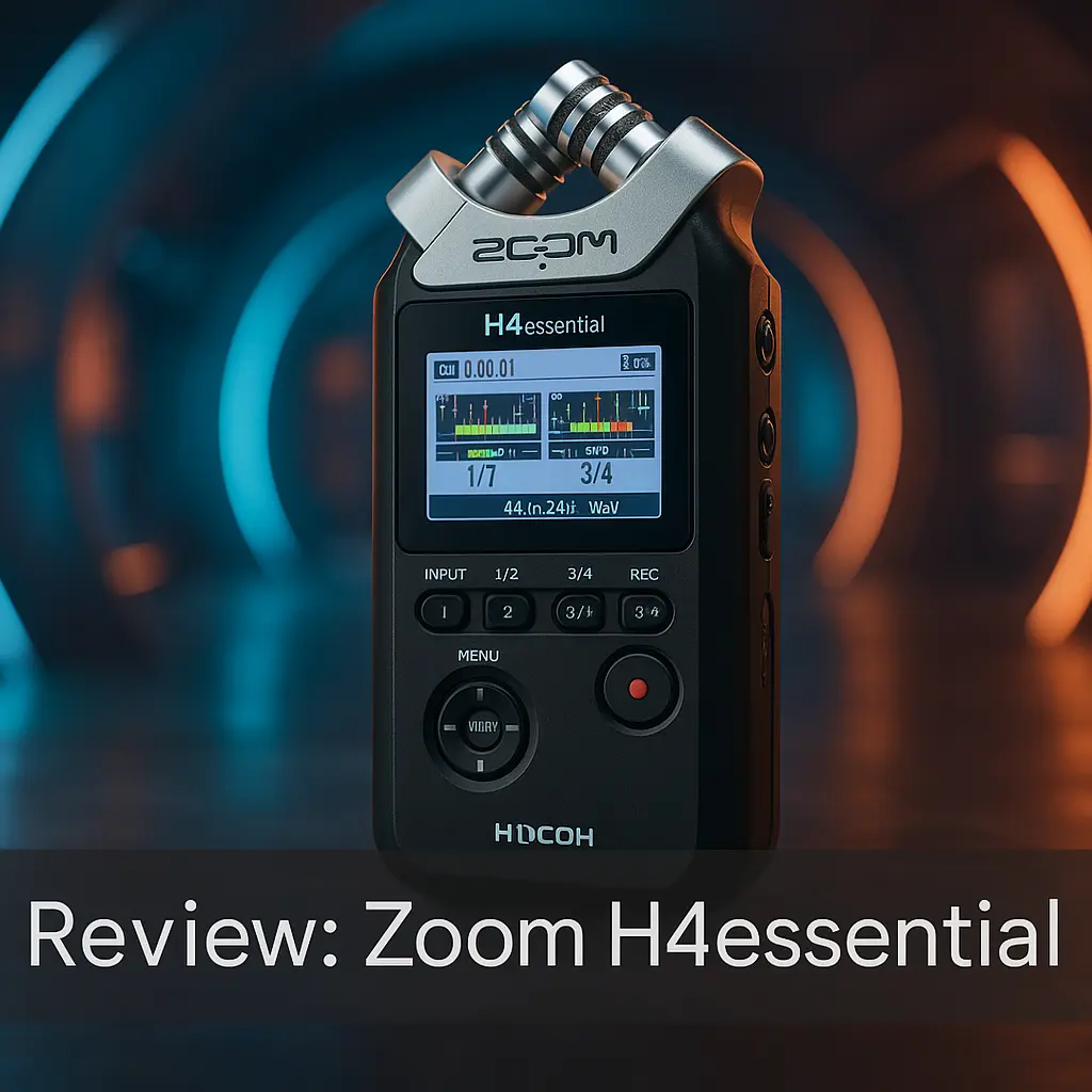 Zoom H4essential Gravador Prático de 4 Faixas: Áudio Profissional para Músicos e Produtores
