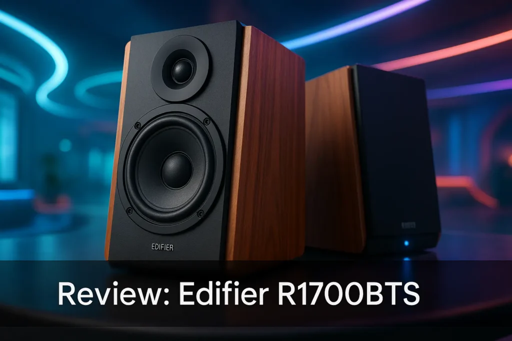 Edifier R1700BTS: Monitor de Áudio Bluetooth 66W RMS Madeira