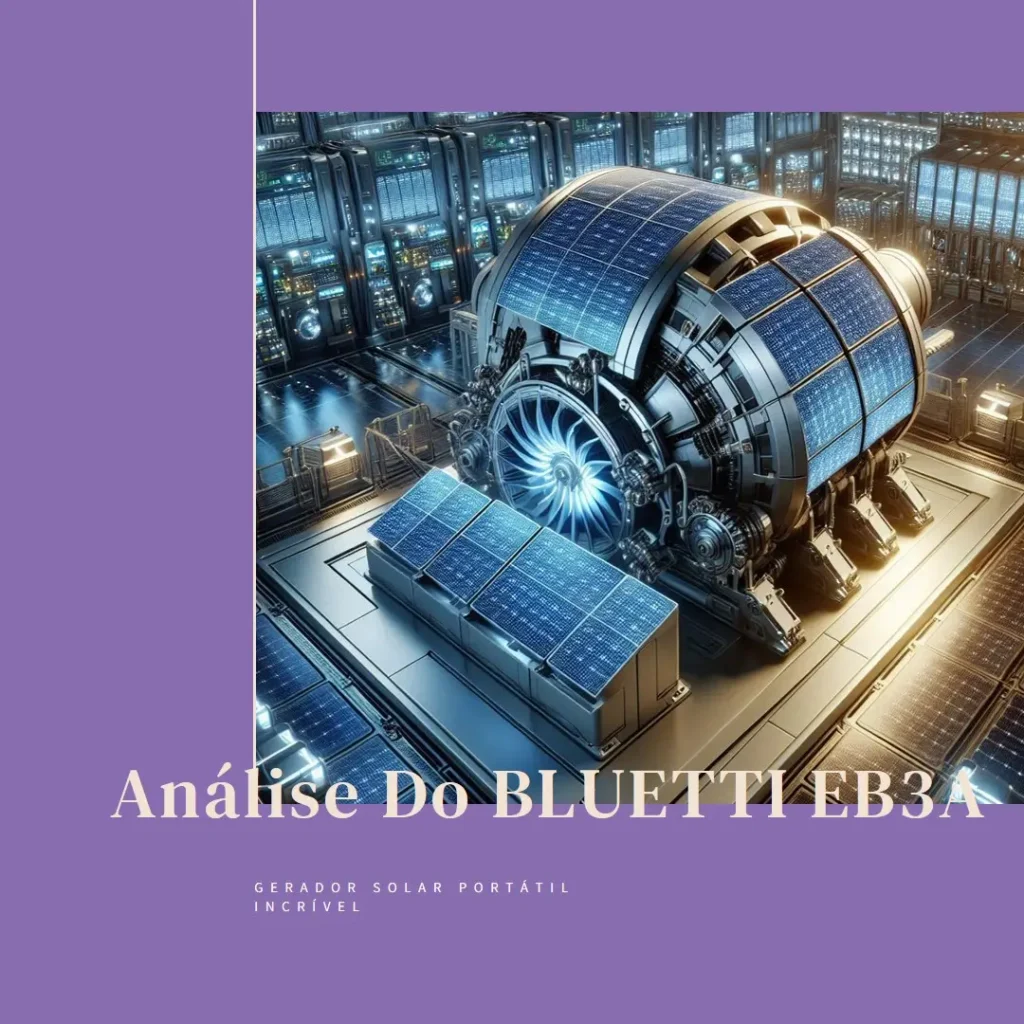 BLUETTI EB3A: Gerador solar portátil com recarga rápida