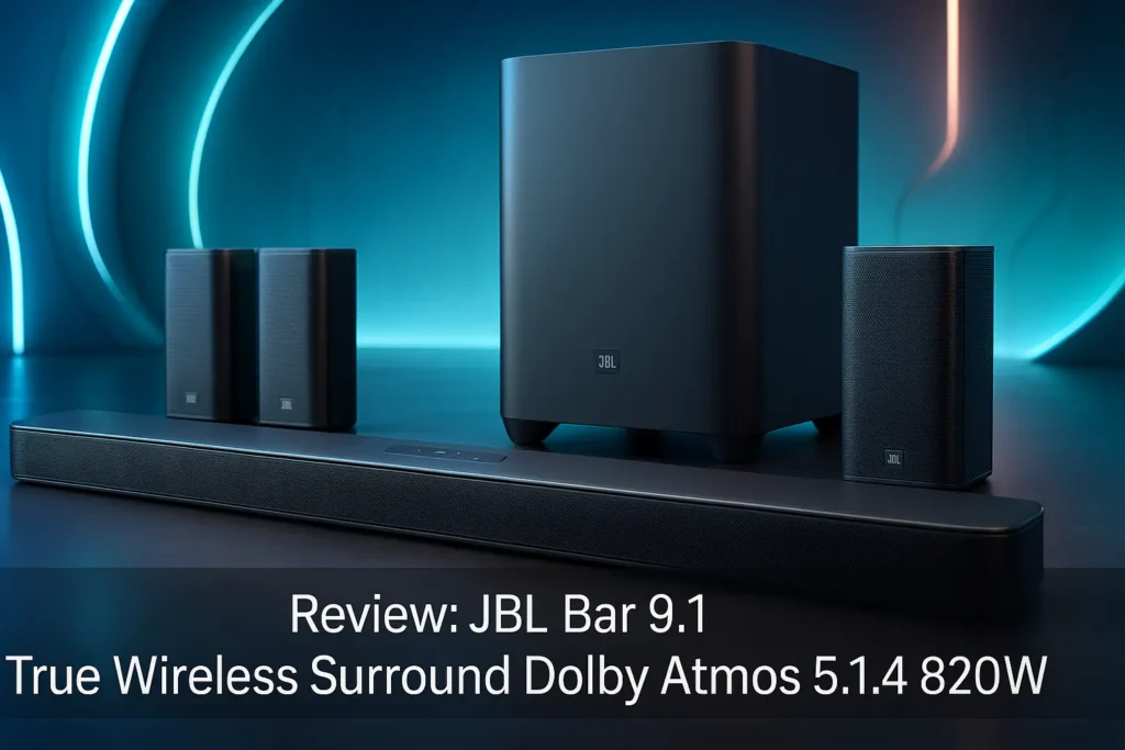 Principais Cinco  JBL bar 9.1 true wireless surround dolby atmos 5.1.4 820w