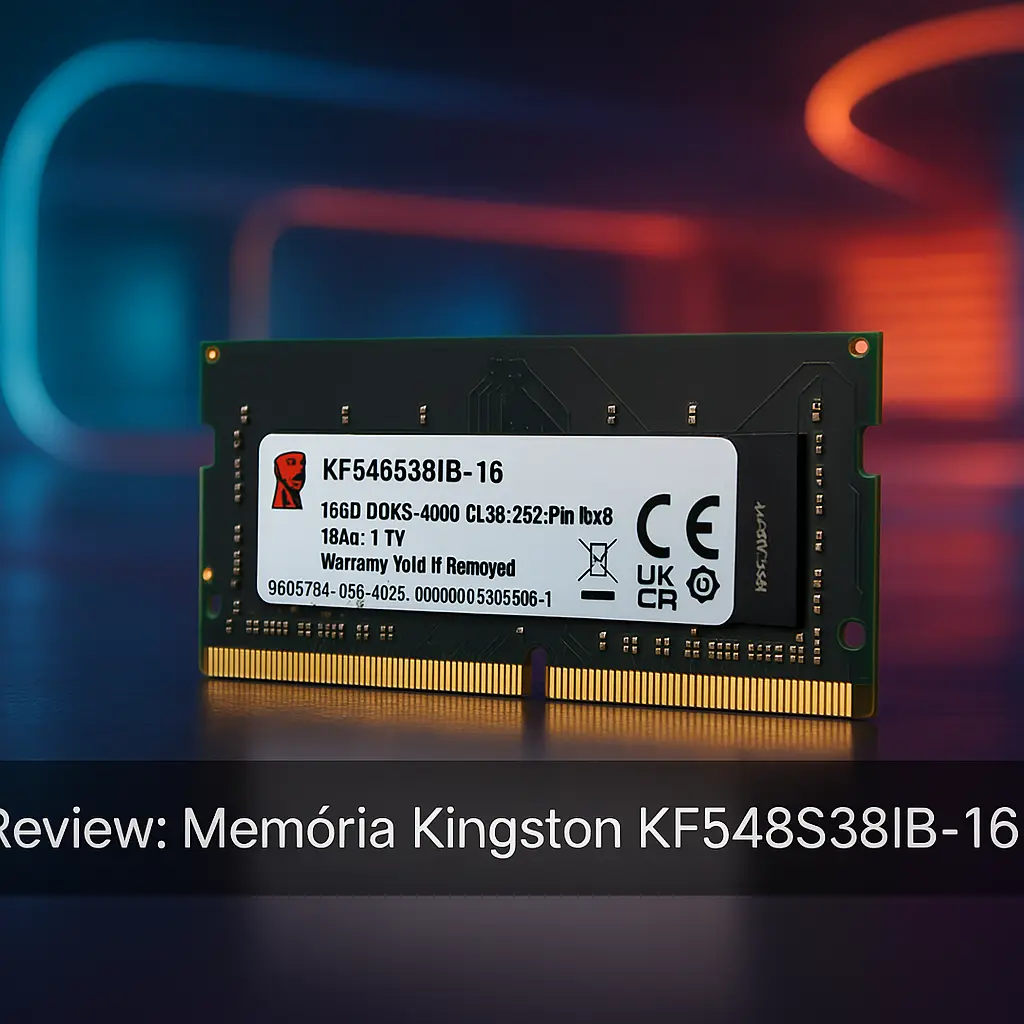 Memória Kingston KF548S38IB-16: Potência DDR5 Para Seu Notebook