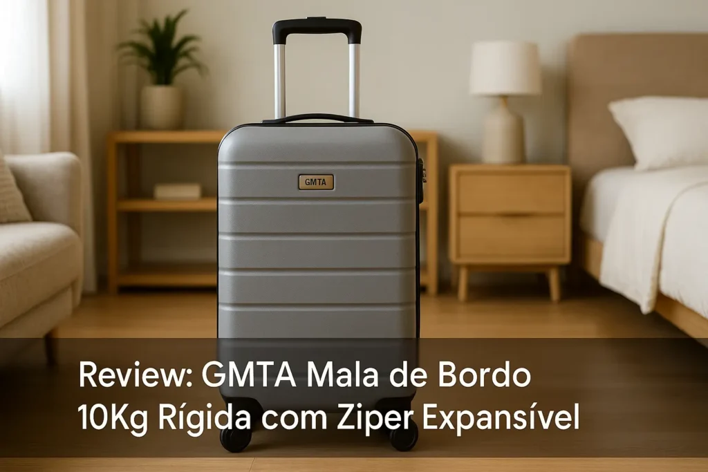 GMTA Mala de Bordo 10Kg Rígida com Zíper Expansível