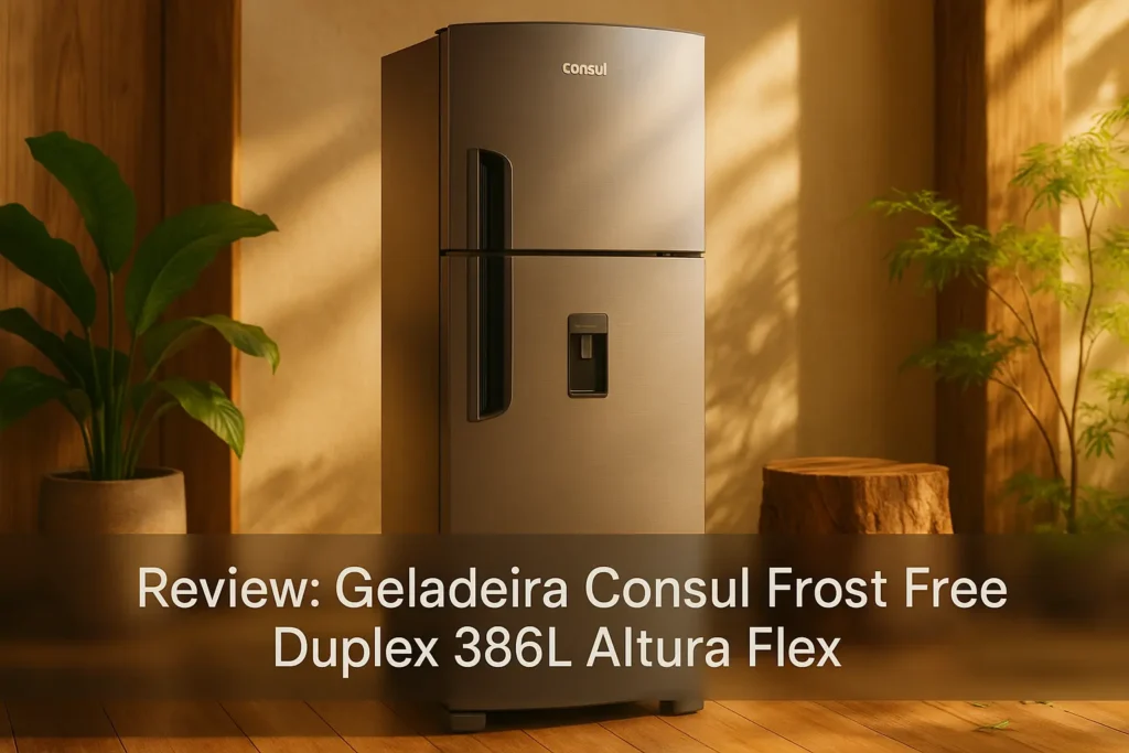 Geladeira Consul Frost Free Duplex 386L Altura Flex