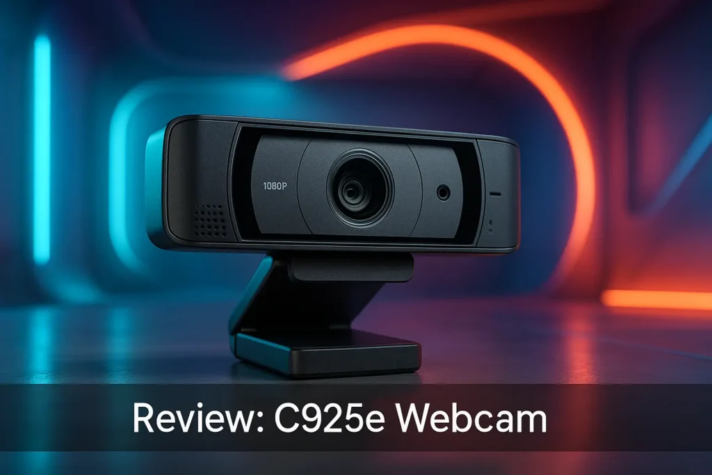 C925e Webcam 1080P HD com Foco Automático e Microfone