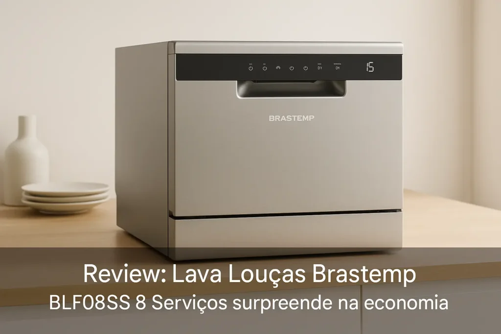 Lava Louças Brastemp BLF08BS 8 Serviços surpreende na economia