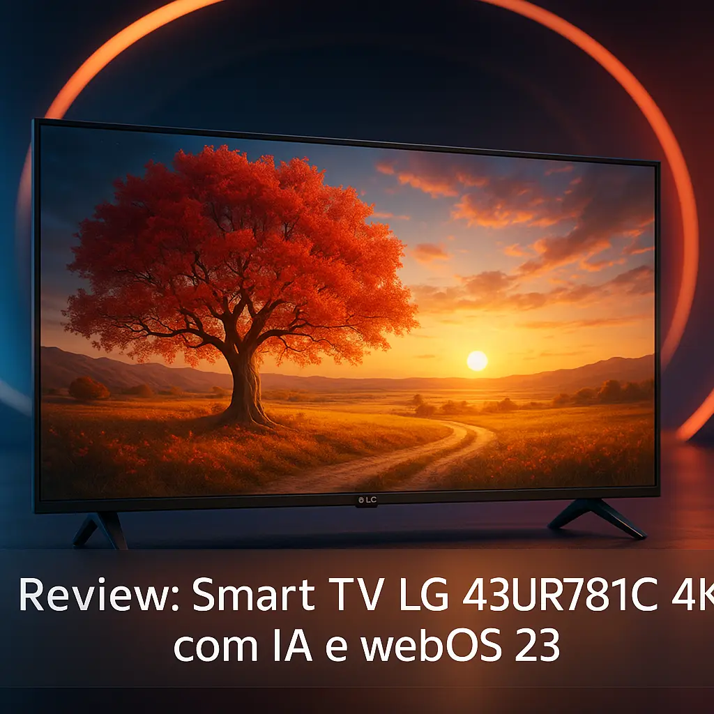 Smart TV LG 43UR781C 4K com IA e webOS 23